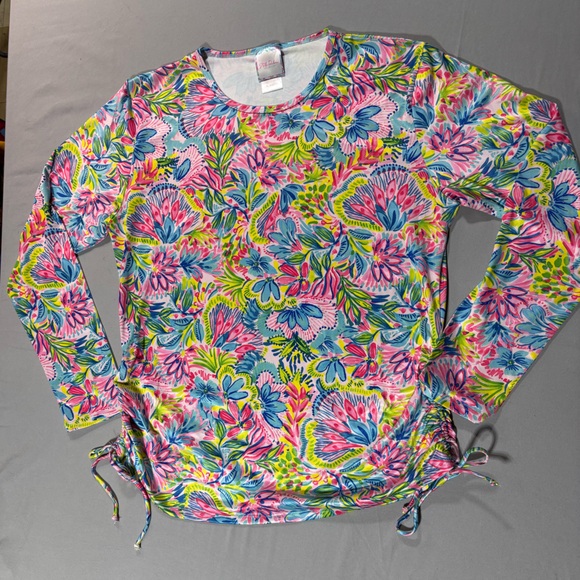 Stella Parker Tops - Stella Parker XL Long Sleeve Beach Vibe Top